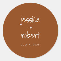 Casamento de Terracotta Minimalista Moderno