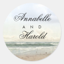 Adesivo Casamento de Verão Romântico de Praia