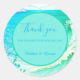 Adesivo casamento de vibe na costa azul