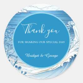 Adesivo casamento de vibe na costa azul