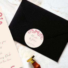 Adesivo Casamento de vintage retro fita desenhada à mão