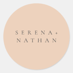 Adesivo Casamento Delicado de Pessegueira Moderno Mínimo