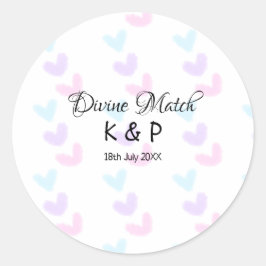 Adesivo Casamento divino adicionar nome da dupla letra pad