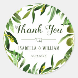 Adesivo Casamento do Jardim de Boho de Olive Leaf Boho Ele