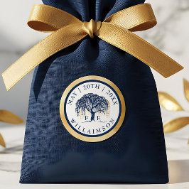 Adesivo Casamento Dourado de Marinho de Árvore Selvagem Mo