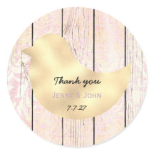 Casamento Dourado Rosa Rustic Shabby Muito obrigad