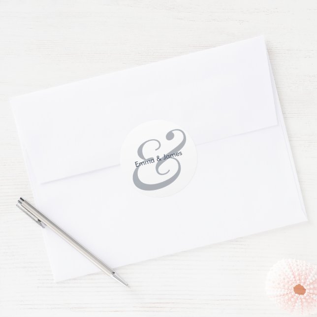 Adesivo Casamento E comercial Navy | Envelope Monograma (Envelope)