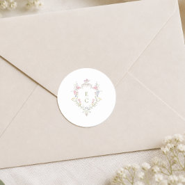 Adesivo Casamento Elegante Boho Crista Flor Silvestre Inic
