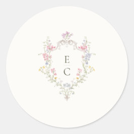 Adesivo Casamento Elegante Boho Flor Silvestre