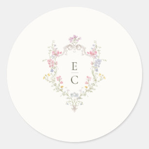 Adesivo Casamento Elegante Boho Flor Silvestre