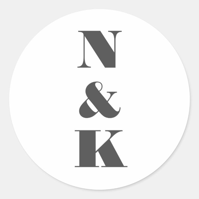 Adesivo Casamento Elegante Branco E Moderno Minimalista (Frente)