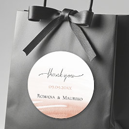 Adesivo Casamento Elegante Coral Terracotta