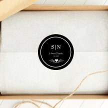 Casamento Elegante de Gato Negro Inicial