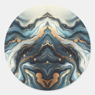 Adesivo Casamento Elegante de Glam Moderno com Dourado Gla