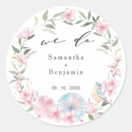 Adesivo Casamento Elegante de Sakura Cherry Blossom