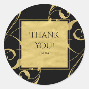 Adesivo Casamento Elegante Dourado de Nave Floral Negra e