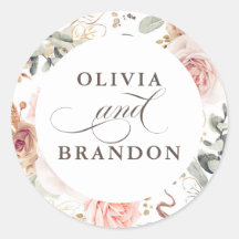 Casamento Elegante Floral de Sombras Moles