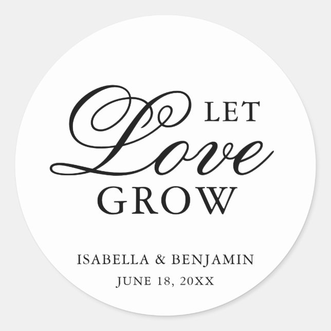 Adesivo Casamento Elegante Formal Tradicional de Preto e B (Frente)