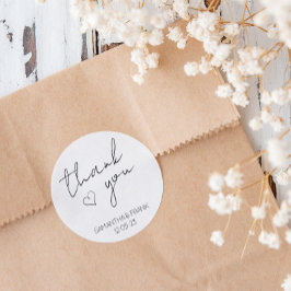 Adesivo Casamento Elegante Minimalista