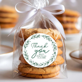 Adesivo Casamento Elegante Molercola Verde Folhas