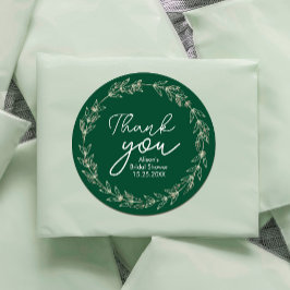 Adesivo Casamento Elegante Molercola Verde Folhas