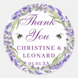 Adesivo Casamento Elegante Simples Por Aquarela Obrigado