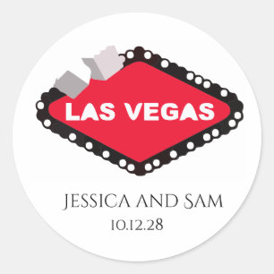 Adesivo Casamento em Las Vegas