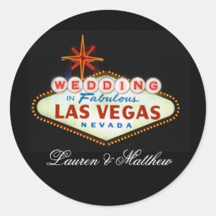 Adesivo Casamento em Las Vegas Fabulosa
