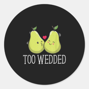 Adesivo Casamento Engraçado, Humor Noiva E Groom Jok