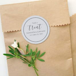 Adesivo Casamento Escrito Simples em Caligrafia Azul Claro