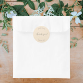 Adesivo Casamento Estilizado De Champagne - Obrigado