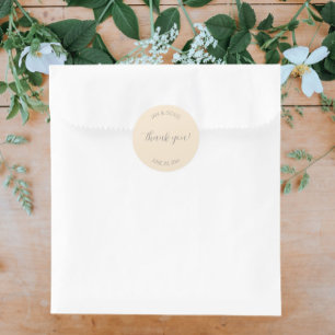 Adesivo Casamento Estilizado De Champagne - Obrigado