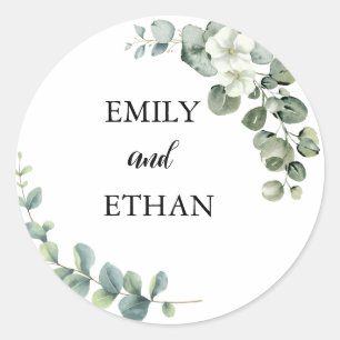 Adesivo Casamento Eucalyptus Rustic Greenery
