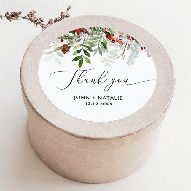 Adesivo Casamento festivo de Natal eterno (Criador carregado)