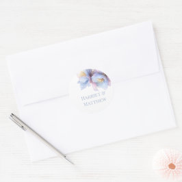 Adesivo Casamento Floral Botânico Pastel Artístico
