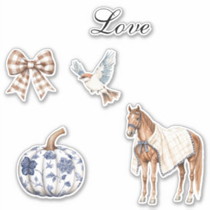 Adesivo Casamento Floral Branco Azul-Chic