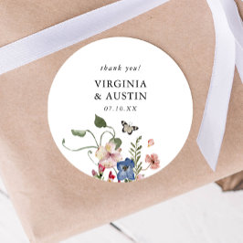 Adesivo Casamento Floral Colorido