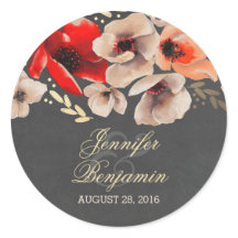 casamento floral com chalkboard e ouro