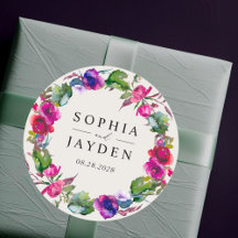 Casamento floral com primavera cor-de-rosa-púrpura