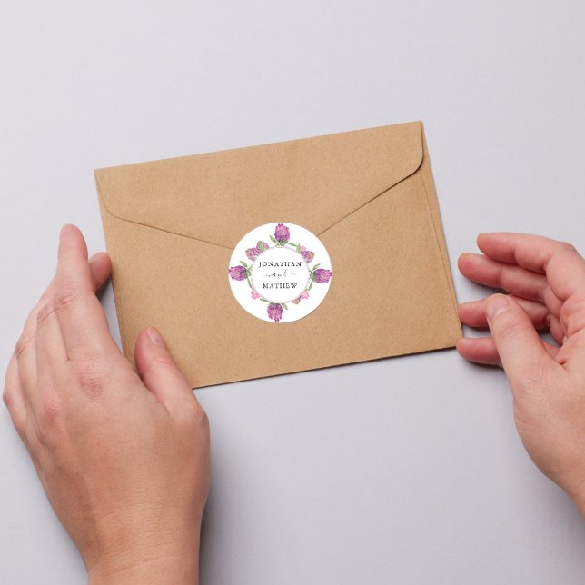 Adesivo Casamento Floral da Selva de Verão (Summer Jungle Watercolour Floral Wedding Supplies)