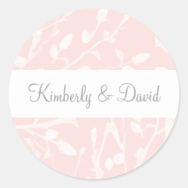 Adesivo Casamento Floral de Blush Blooming