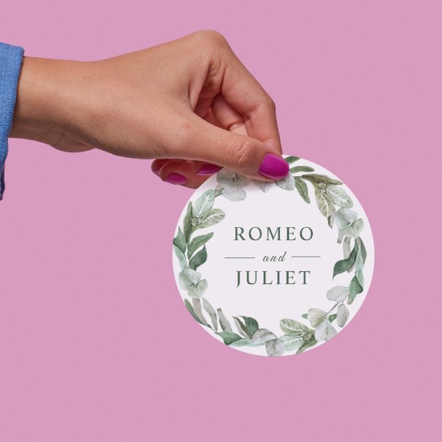 Adesivo Casamento Floral de Jardim de Verão (Criador carregado)