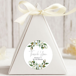Adesivo Casamento Floral de Magnólia Branca