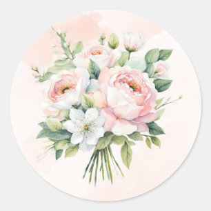 Adesivo Casamento Floral de Peony Peony Perfeitamente Cor-