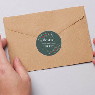 Adesivo Casamento Floral do Jardim de Verão