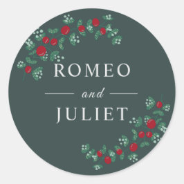 Adesivo Casamento Floral do Jardim de Verão