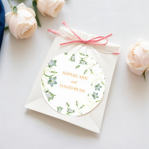 Adesivo Casamento Floral Elegante