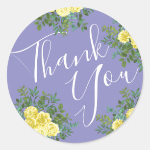 Adesivo Casamento Floral Rosa Azul de Pergueiro Amarelo Cl