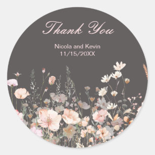Adesivo Casamento Floral Rosa Rosa-Blush Primavera