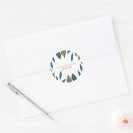 Adesivo Casamento Floral Rustic Leaf